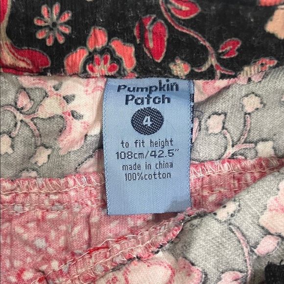 Pumpkin Patch Floral Tiered Skirt - Red and Black - Picture 2 of 4